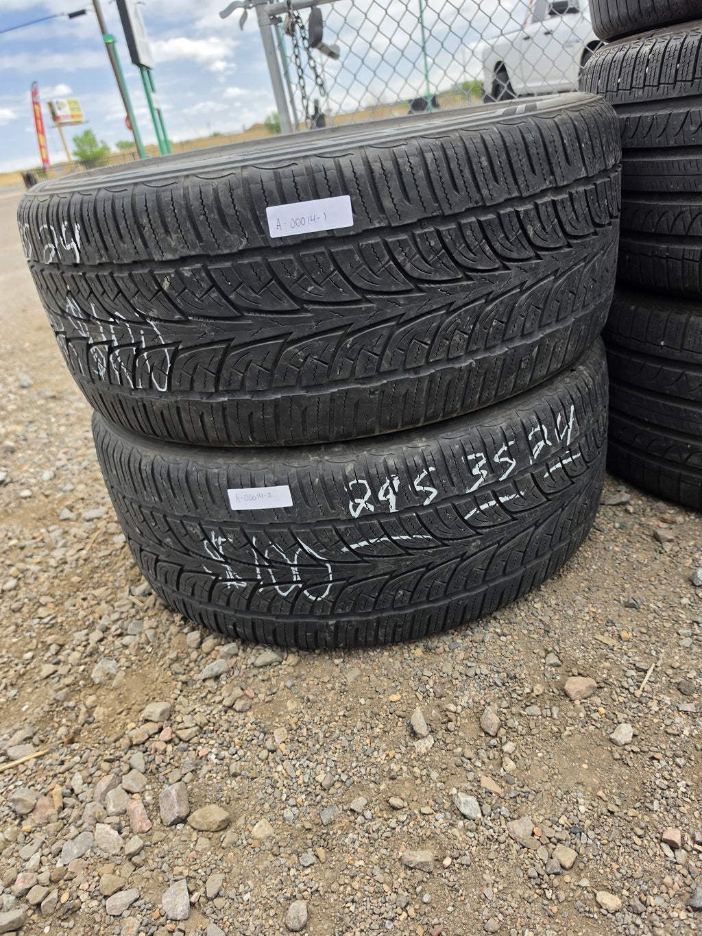 295/35ZR24 Pair (2 Used Tires) Arryo Ultra Sport