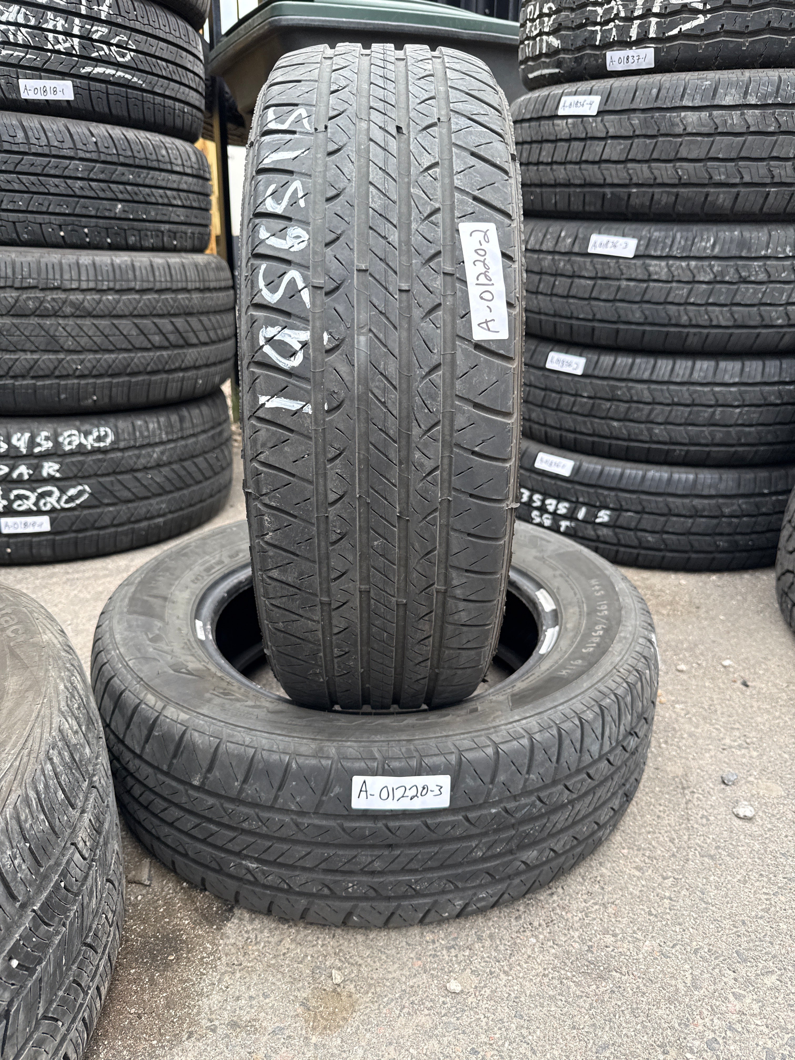 195/65R15 Single (3 Used Tires) Douglas Touring All Season