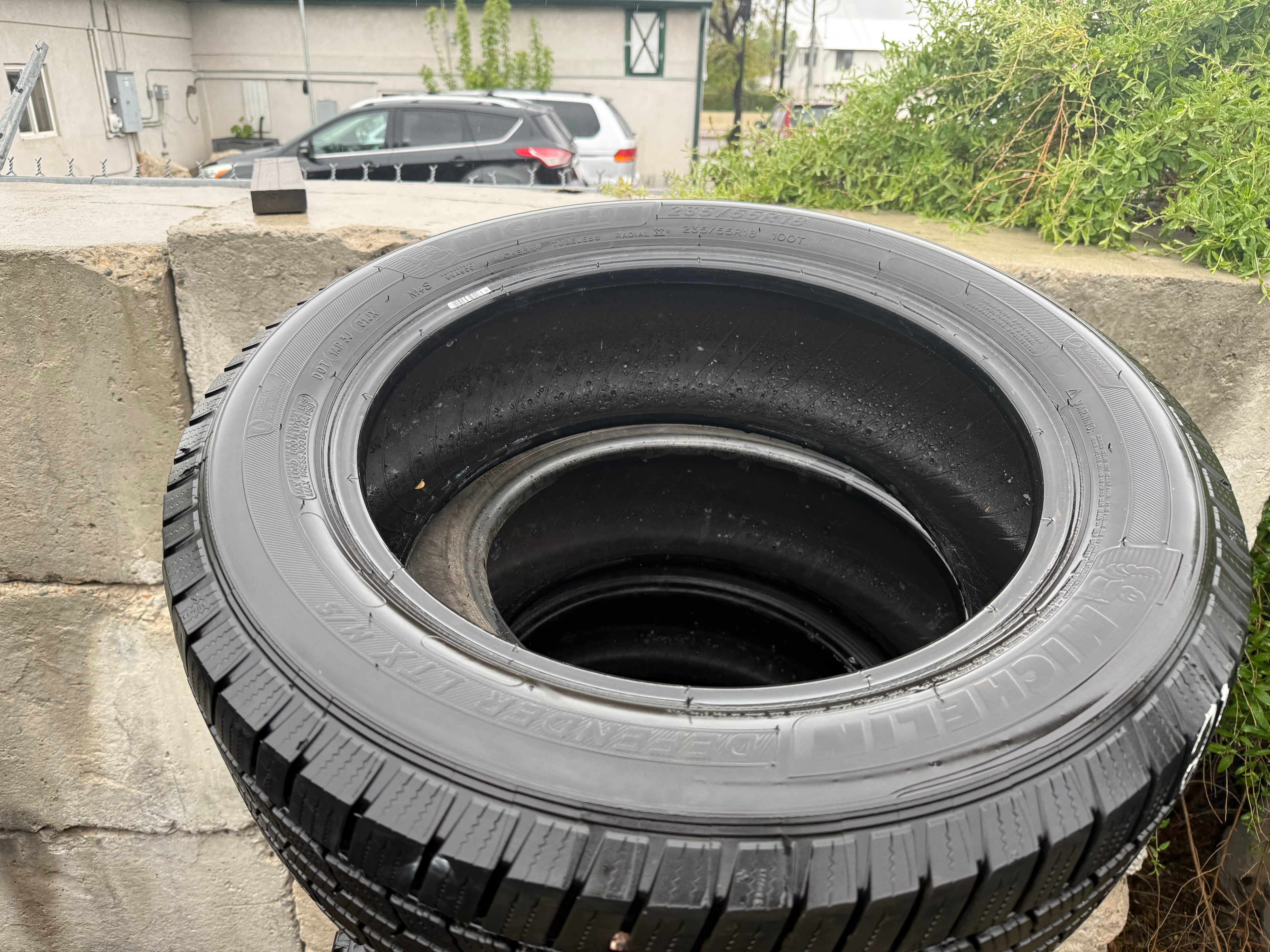 235/55R18 Set (4 Used Tires) Michelin Defender LTX