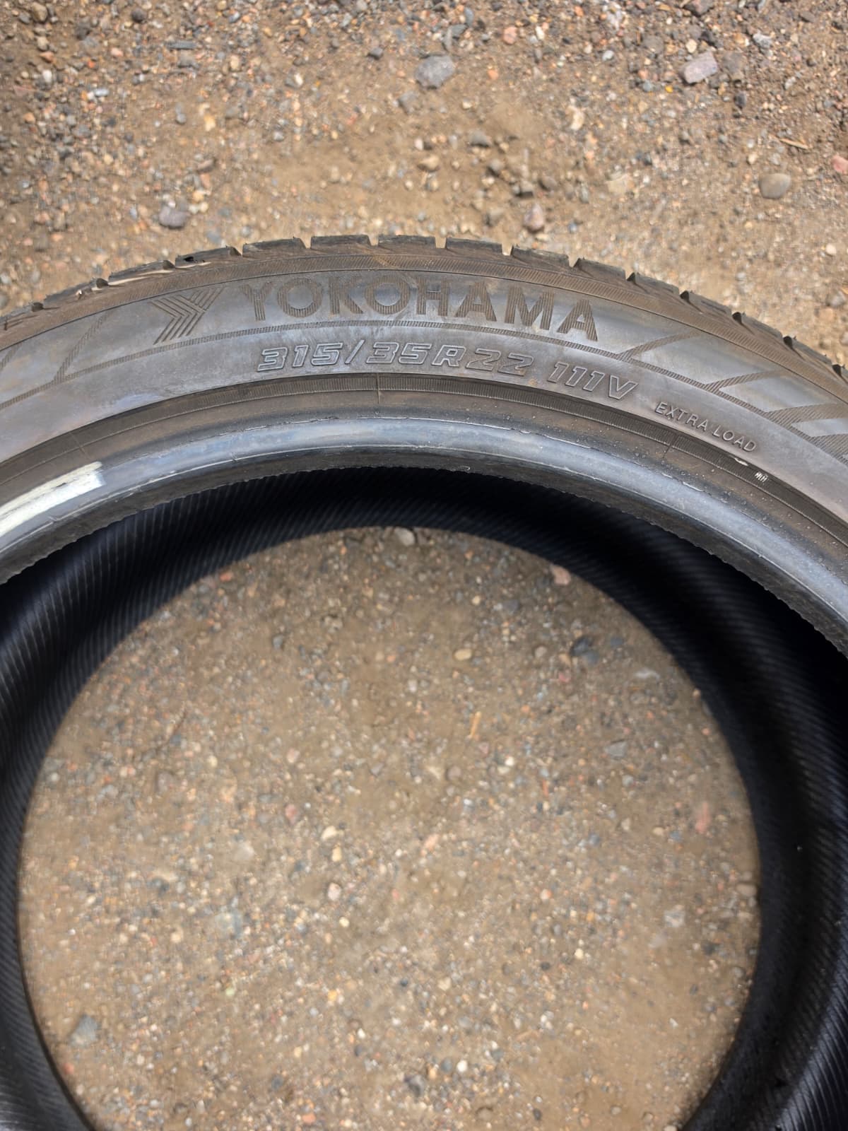 315/35R22 Pair (2 Used Tires)Yokohama Advan V35