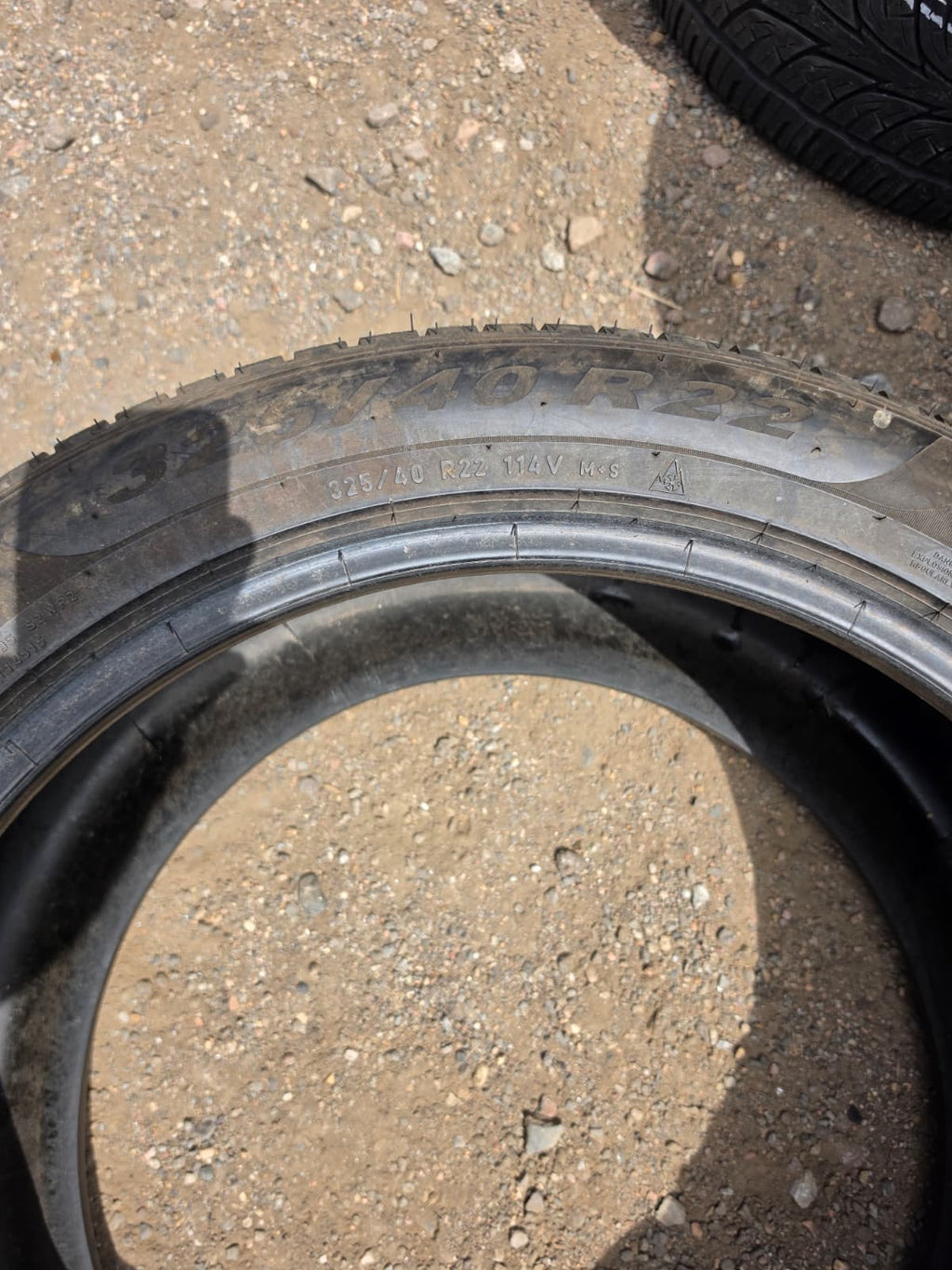 325/40R22 Pair (2 Used Tires) Pirelli Scorpion