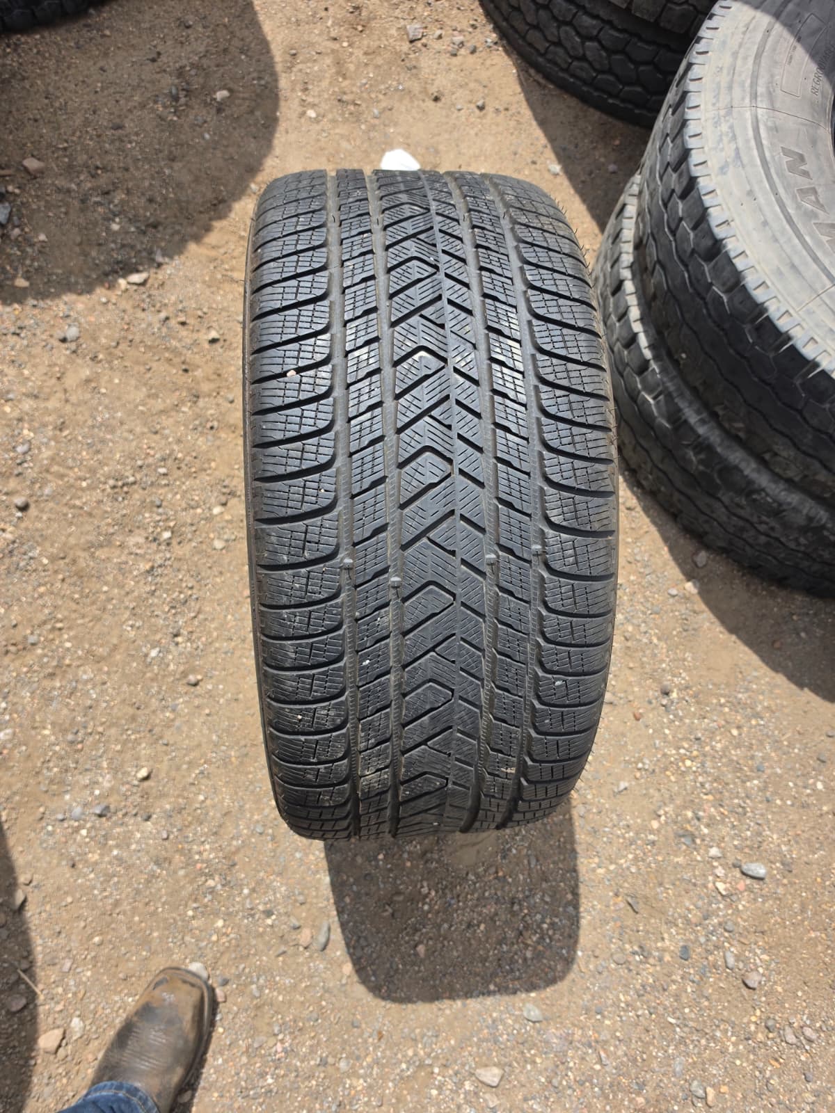 325/35R32 Pair (2 Used Tires)Pirelli Scorpion Snow Tires