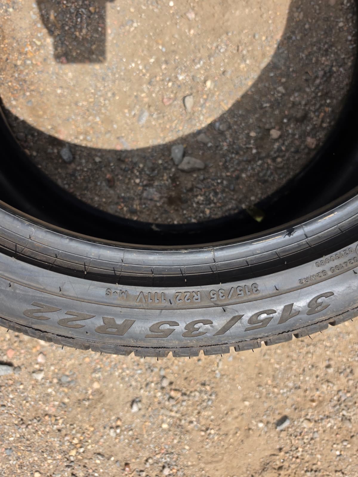 325/35R32 Pair (2 Used Tires)Pirelli Scorpion Snow Tires