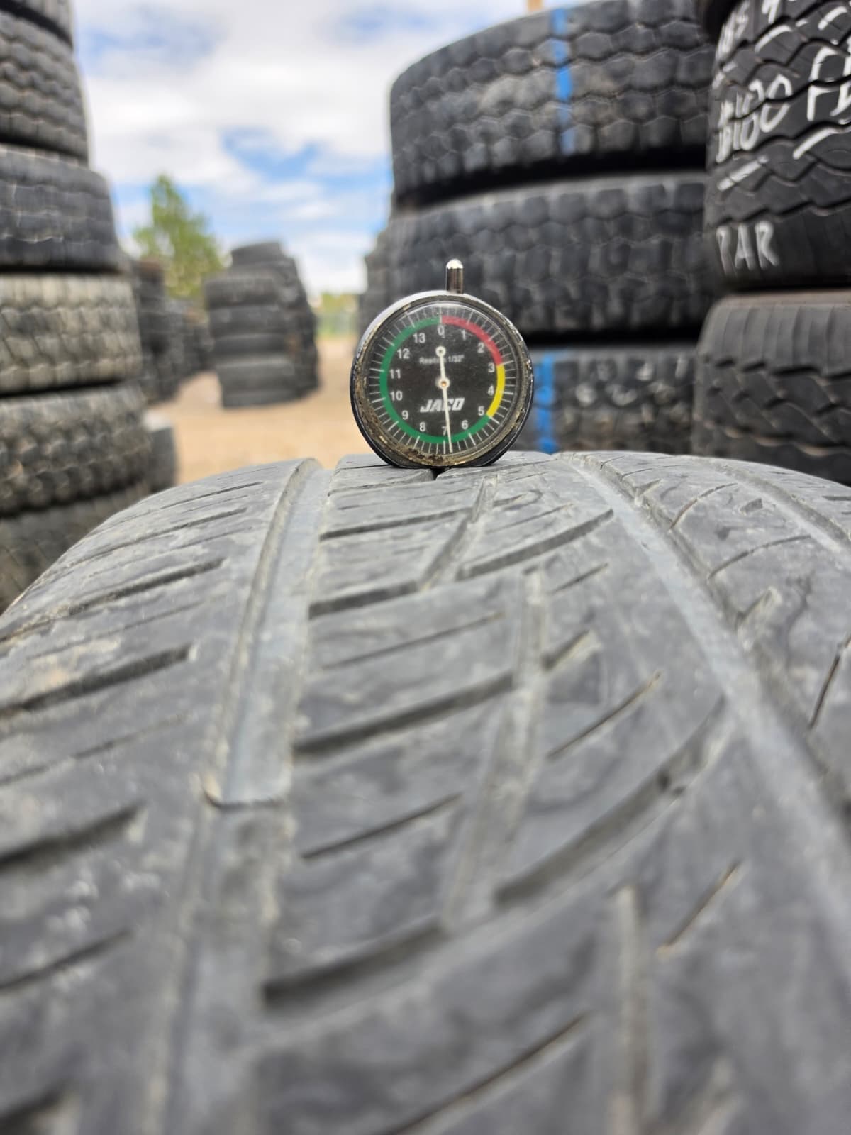 285/45R22 (3 Used Tires)  Delinte Desert Storm