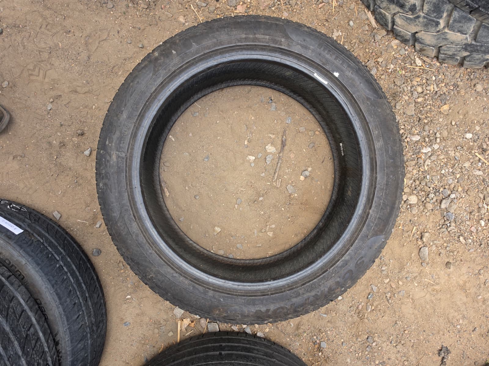 285/45R22 Pair (2 Used Tires) Pirelli Scorpion Snow Tires