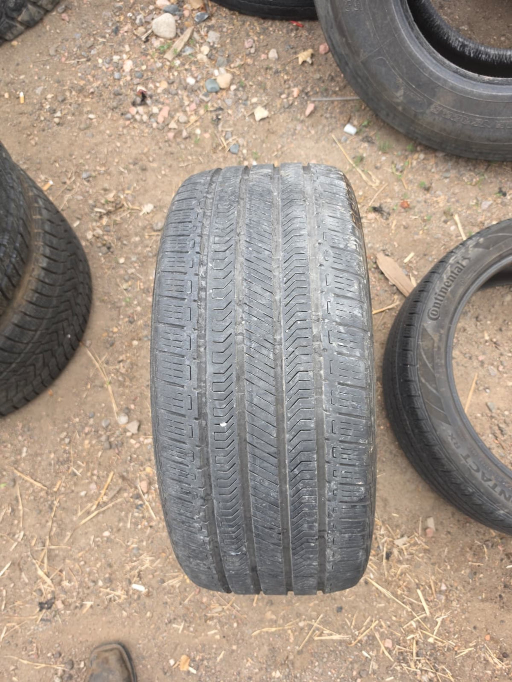 275/40R21 Pair (2 Used Tires) Continental CrossContact