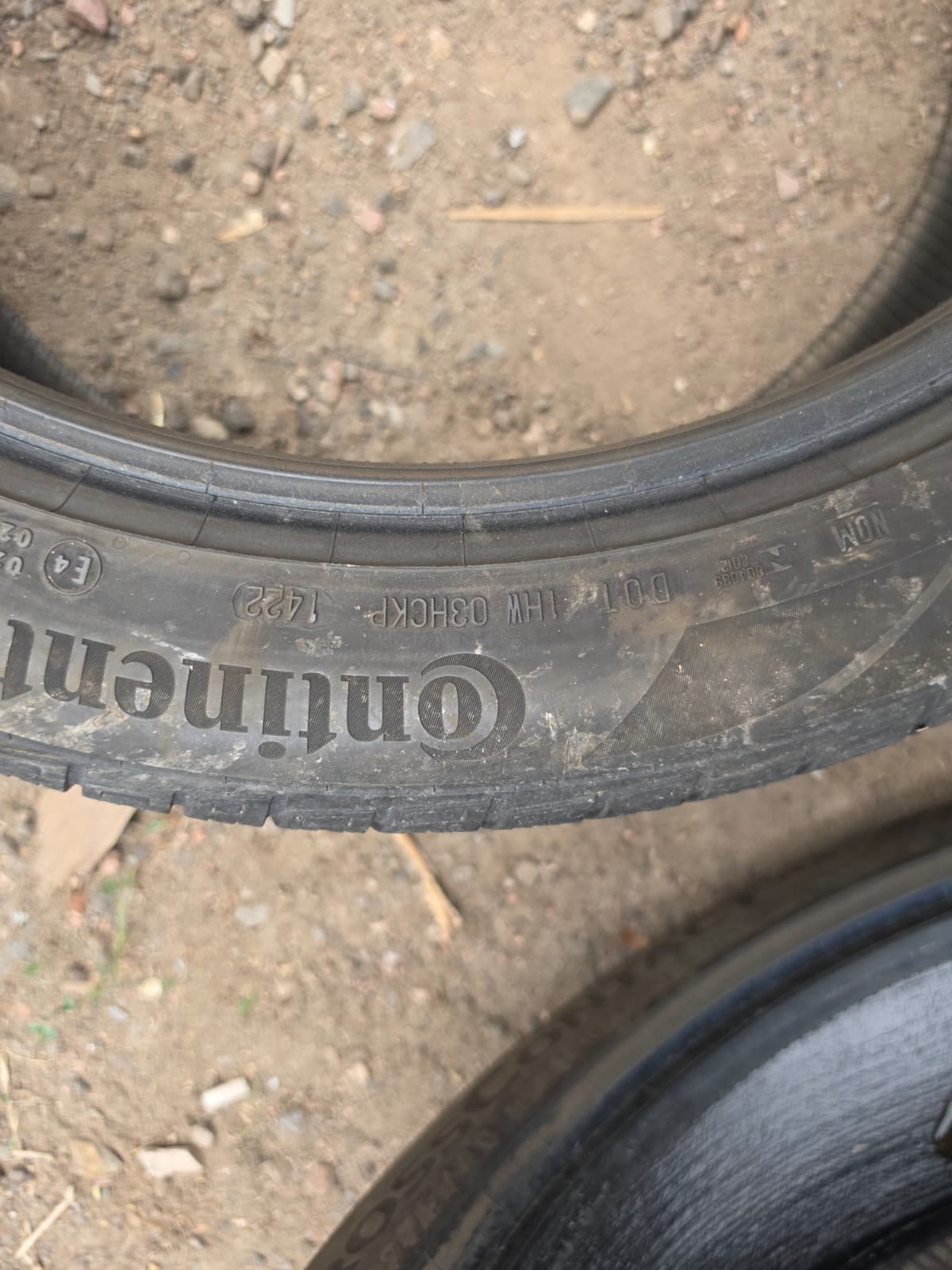 275/40R21 Pair (2 Used Tires) Continental CrossContact