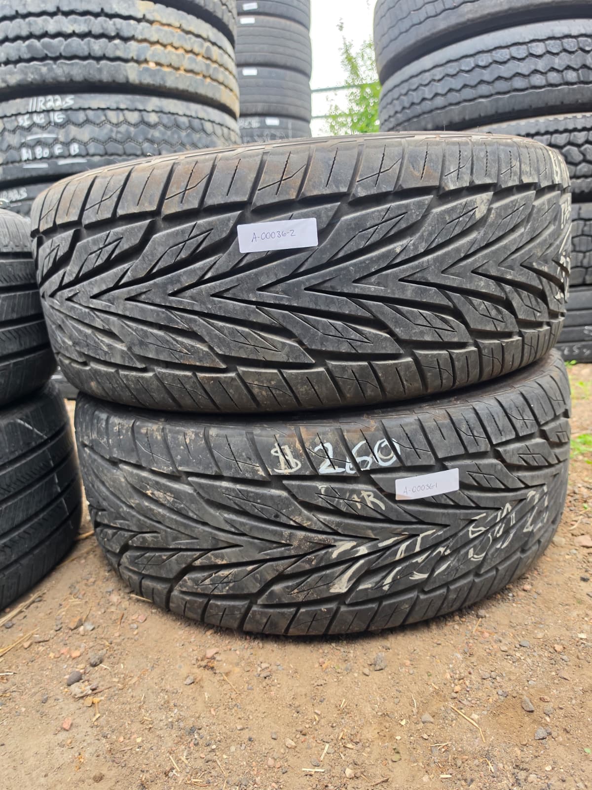 275/50R21 Pair (2 Used Tires) Toyo Proxes ST3