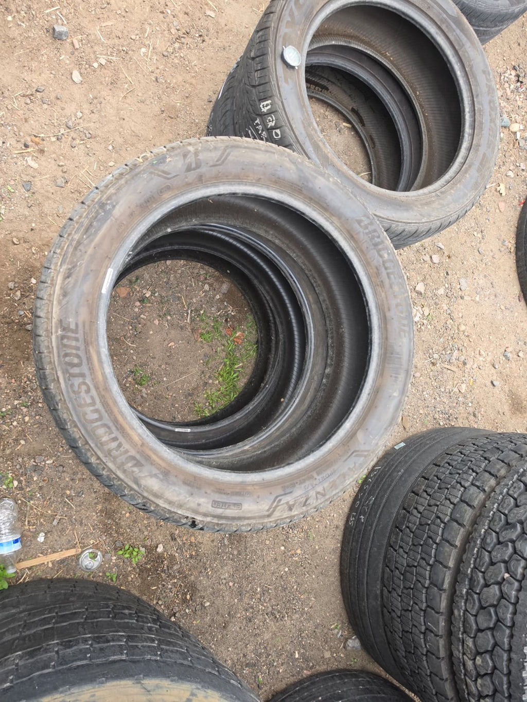 265/45R21 (3 Used Tires) Bridgestone Alenza Sport
