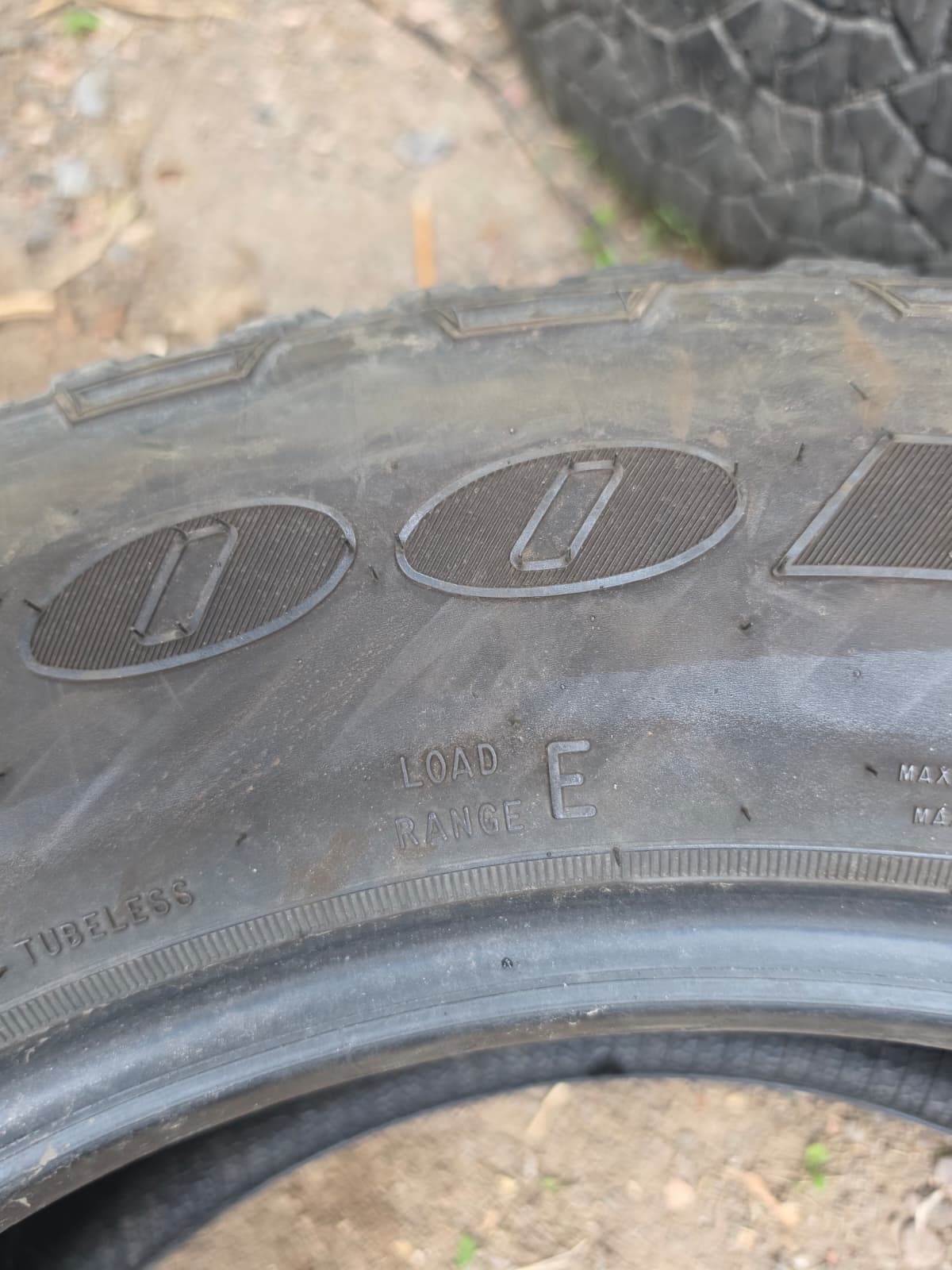 LT275/65R20 Set (4 Used Tires) Goodyear Wrangler T/R