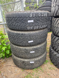 LT275/65R20 Set (4 Used Tires) Goodyear Wrangler T/R