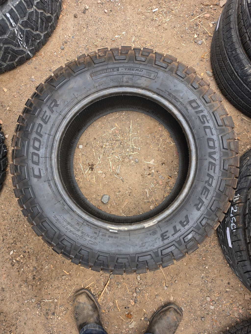LT35x12.50R20 Pair (2 Used Tires) Cooper Discoverer AT3