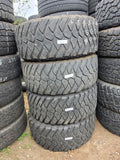 LT35x12.50R20 Set (4 Used Tires) Maxxis Razr