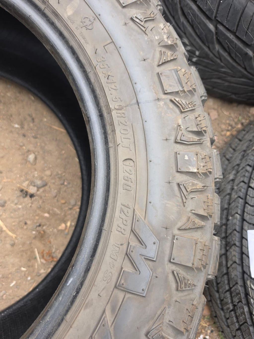 LT35x12.50R20 Set (4 Used Tires) Maxxis Razr