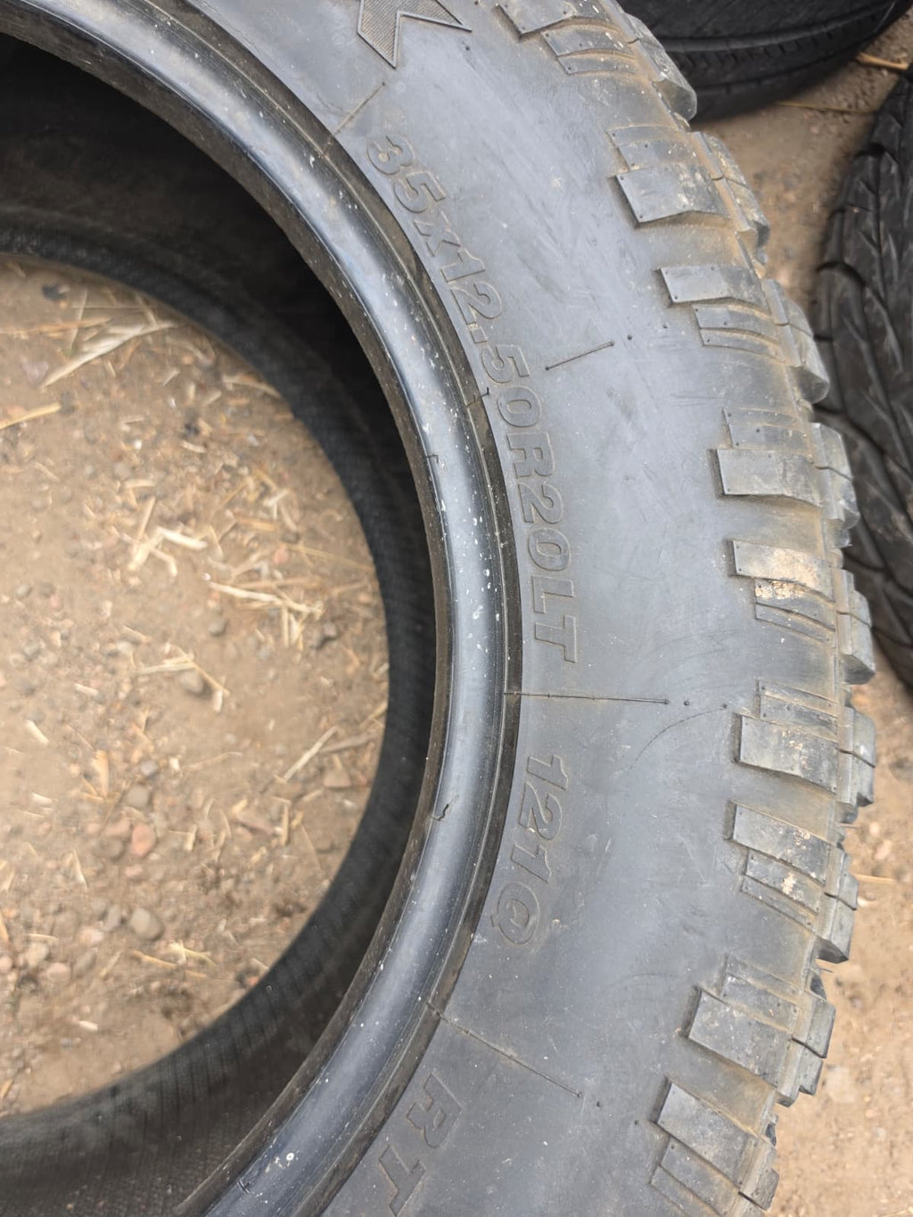 LT35x12.50R20 Pair (2 Used Tires) SuperMax R/T RT-1