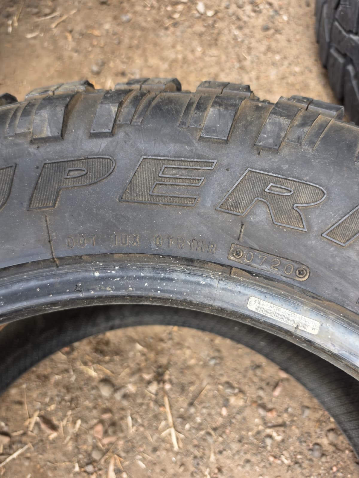 LT35x12.50R20 Pair (2 Used Tires) SuperMax R/T RT-1