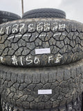 LT275/65R20 Pair (2 Used Tires) Goodyear Wrangler T/R