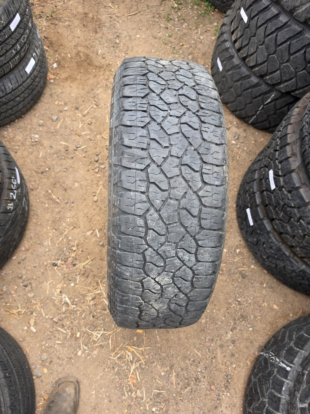 LT275/65R20 Pair (2 Used Tires) Goodyear Wrangler T/R