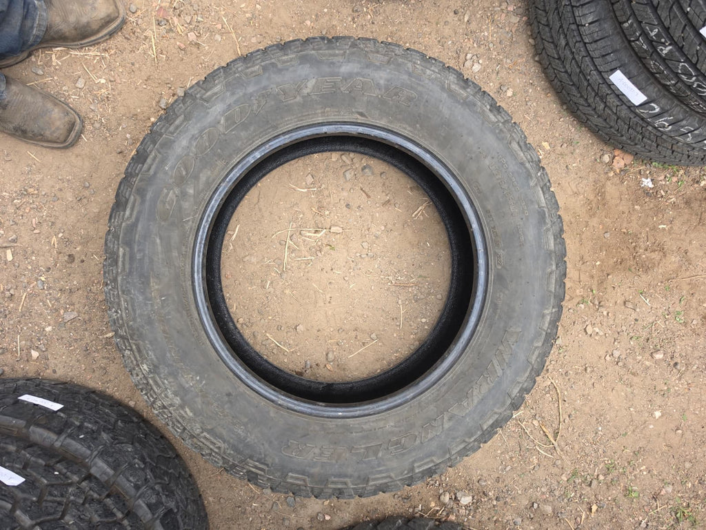 LT275/65R20 Pair (2 Used Tires) Goodyear Wrangler T/R