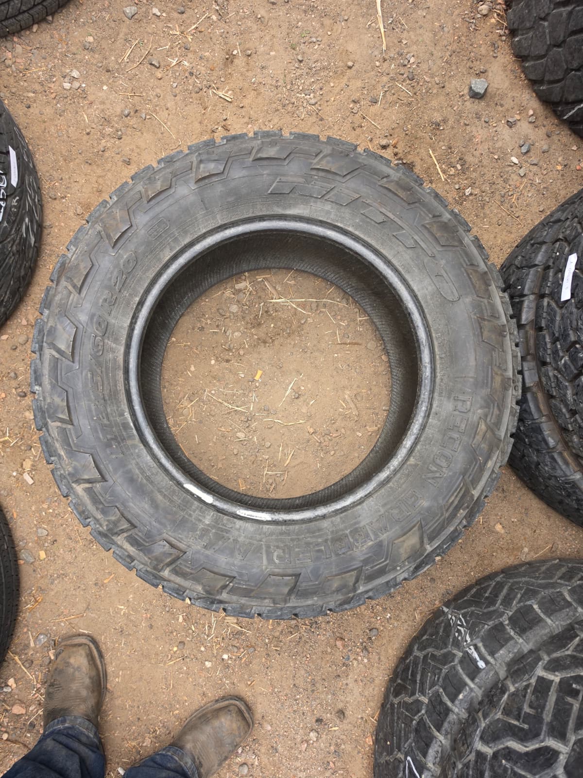 LT315/60R20 Set (4 Used Tires) Nitto Recon Grappler