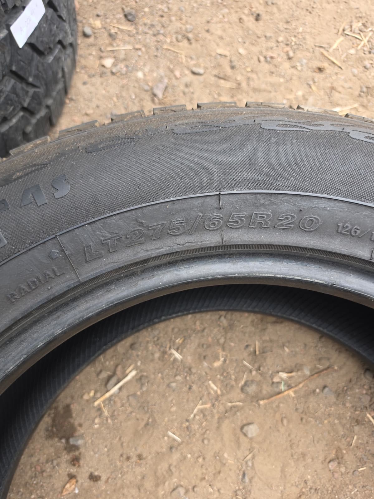 LT275/65R20 Set (4 Used Tires) Sailun TerraMax AT 4S