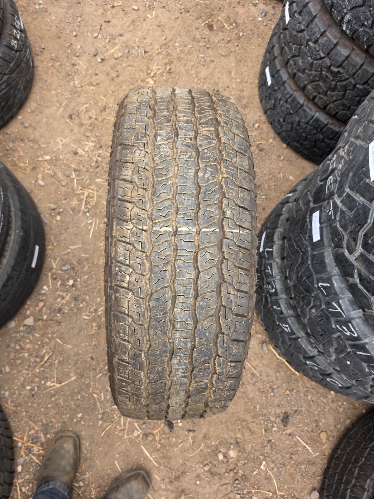 275/60R20 Set (4 Used Tires) Goodyear Wrangler Territory AT
