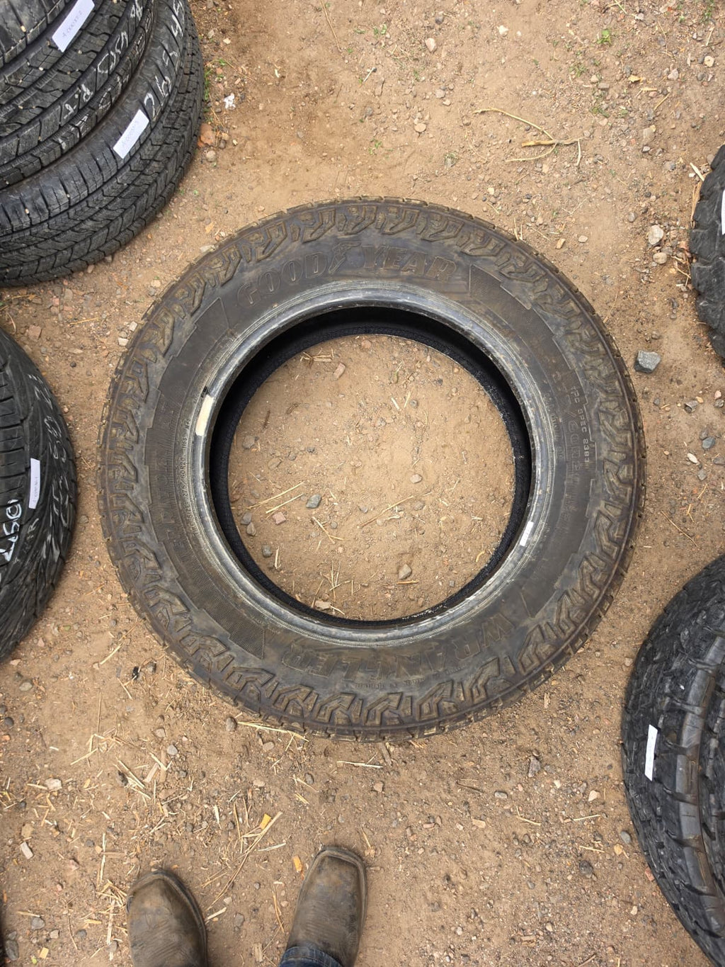 275/60R20 Set (4 Used Tires) Goodyear Wrangler Territory AT