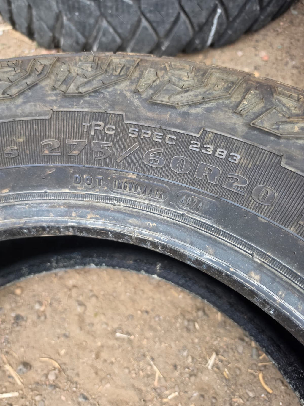 275/60R20 Set (4 Used Tires) Goodyear Wrangler Territory AT
