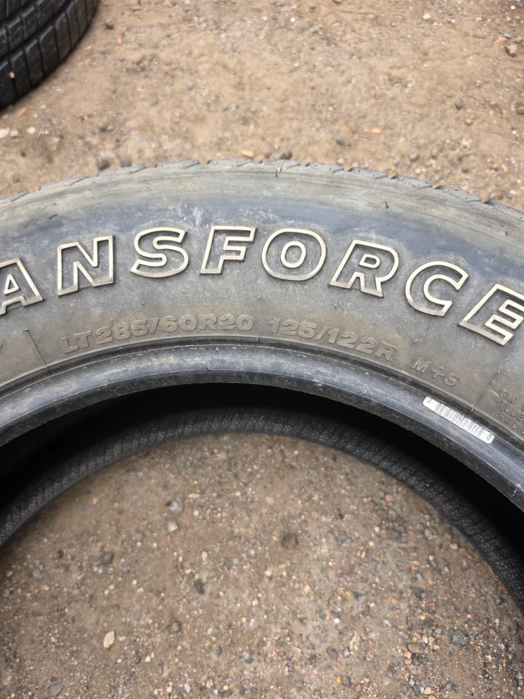 LT285/60R20 Set (4 Used Tires) FireStone Transforce AT