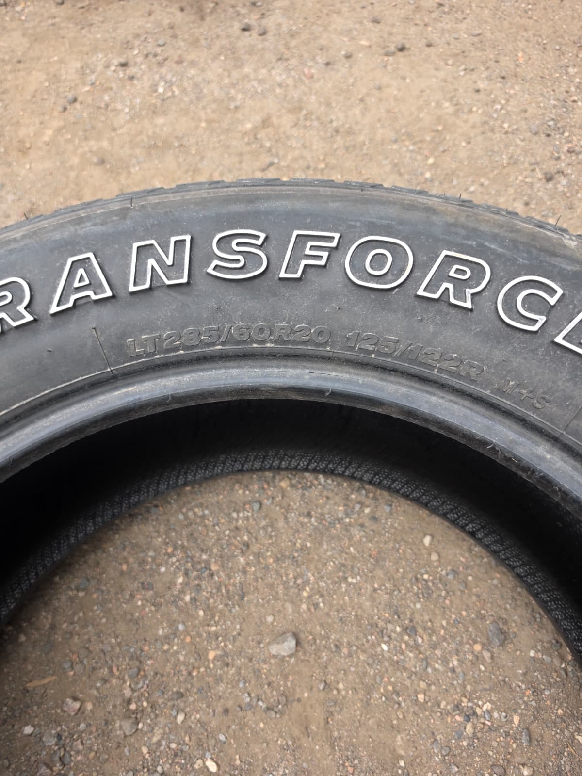 LT285/60R20 Set (4 Used Tires) FireStone Transforce AT