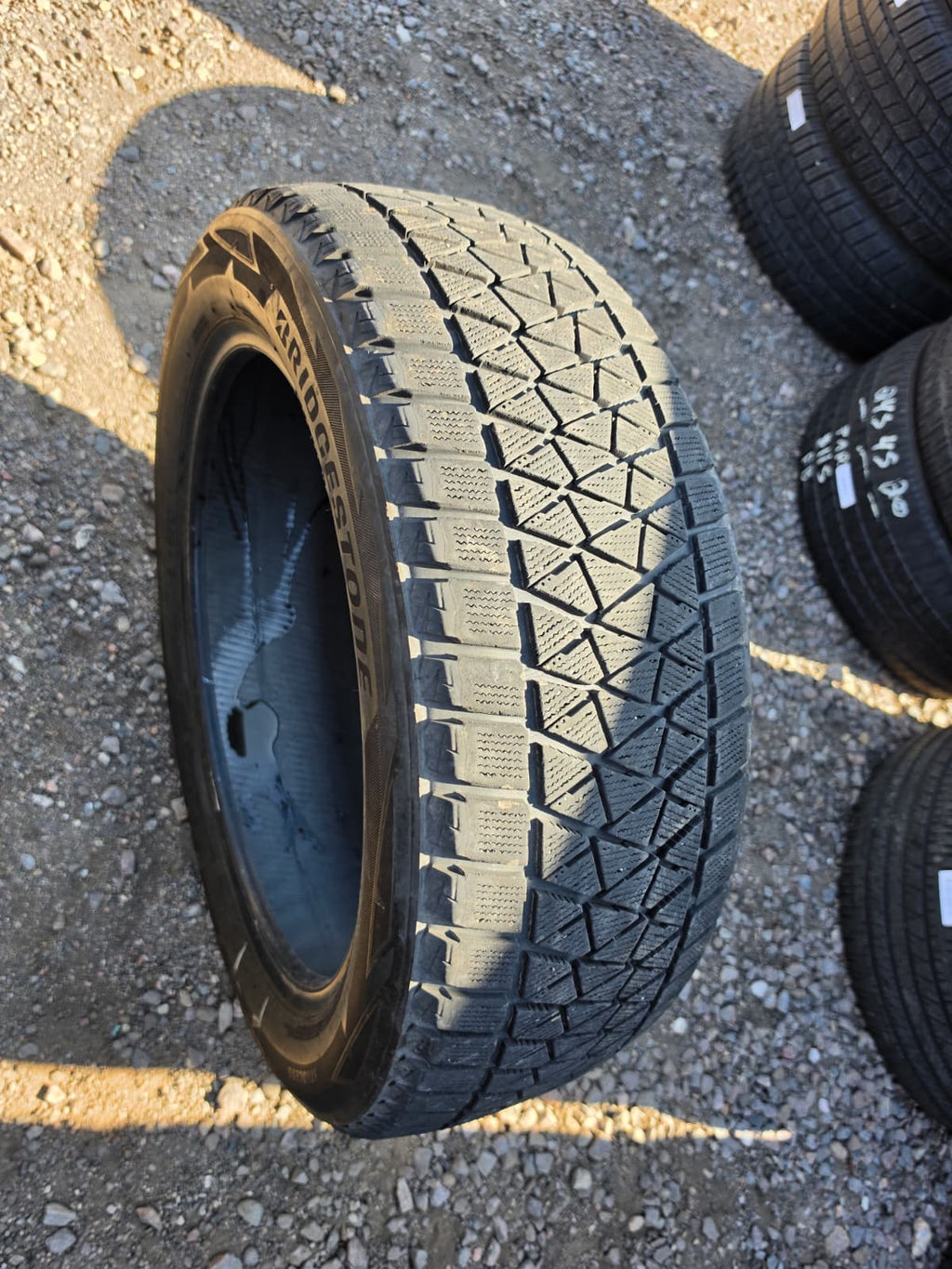 235/55R20 Set (4 Used Tires) Bridgestone Blizzak