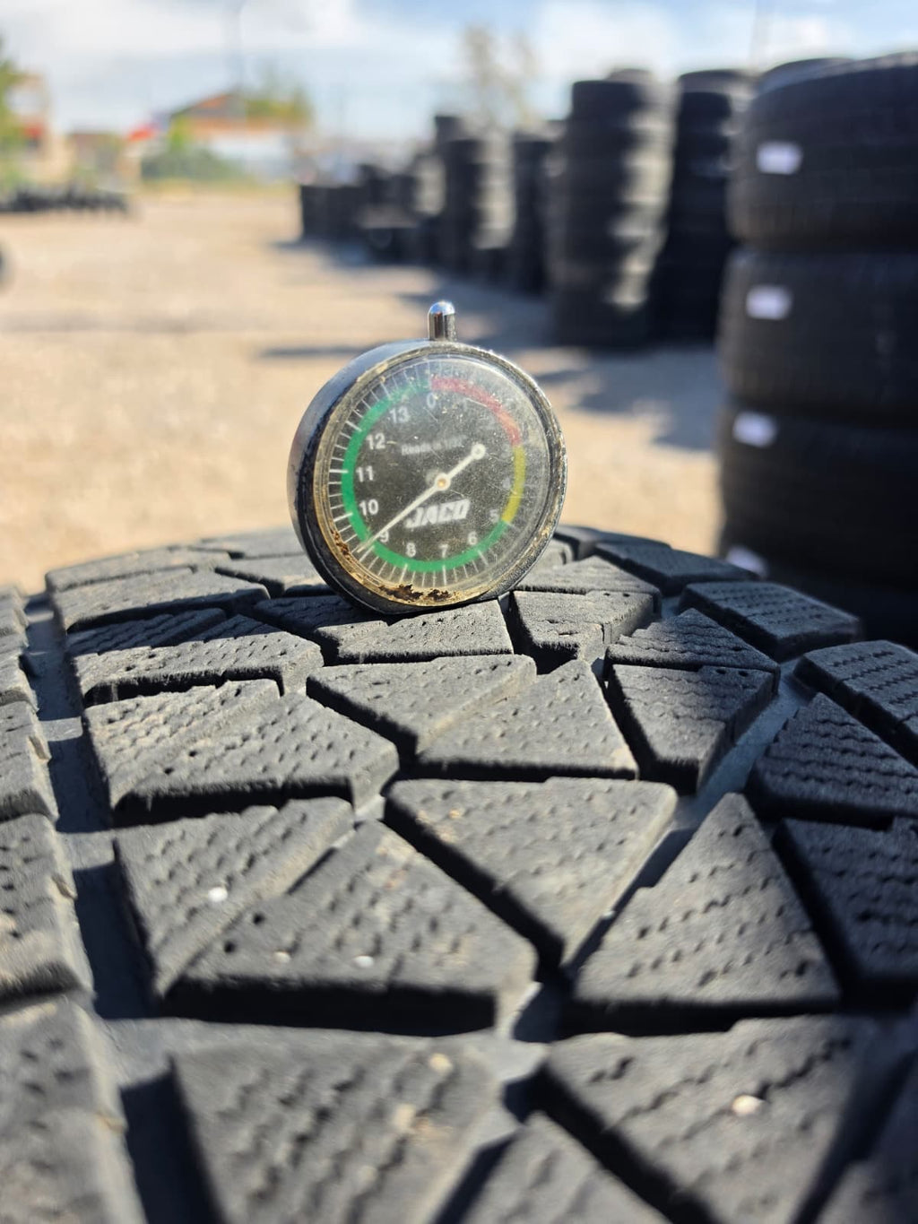 235/55R20 Set (4 Used Tires) Bridgestone Blizzak