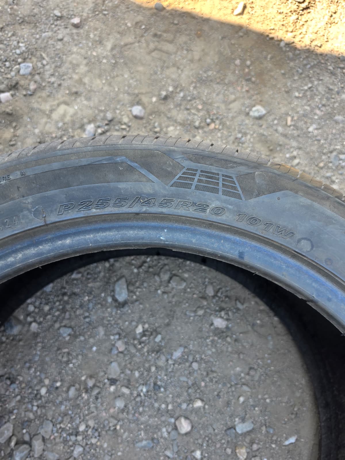 255/45R20 Pair (2 Used Tires)  Nexen Roadian LTX