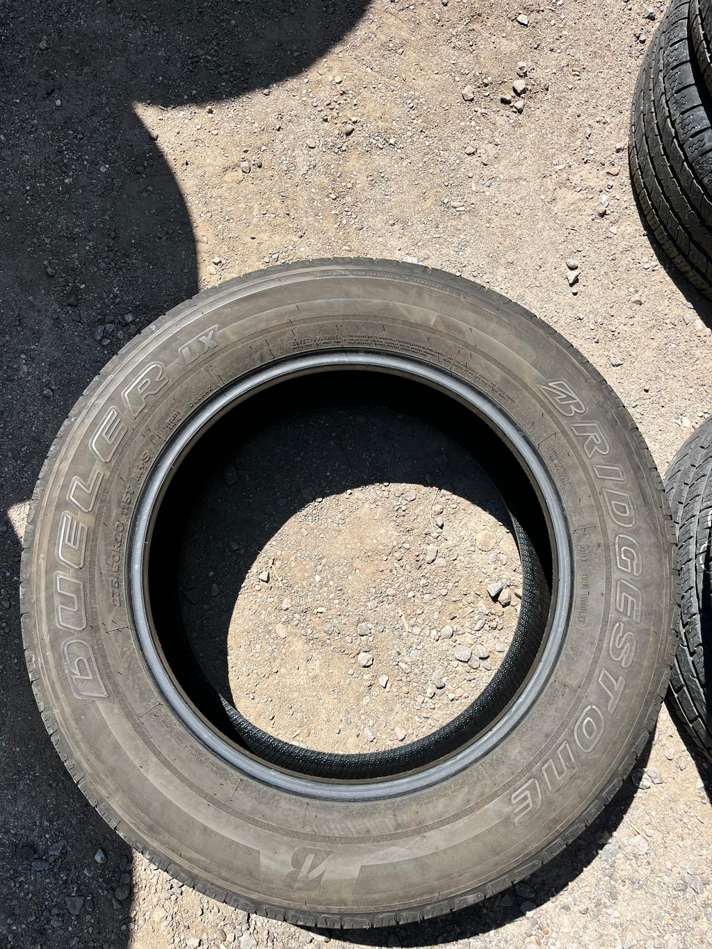 275/60R20 (3 Used Tires) Bridgestone Dueller