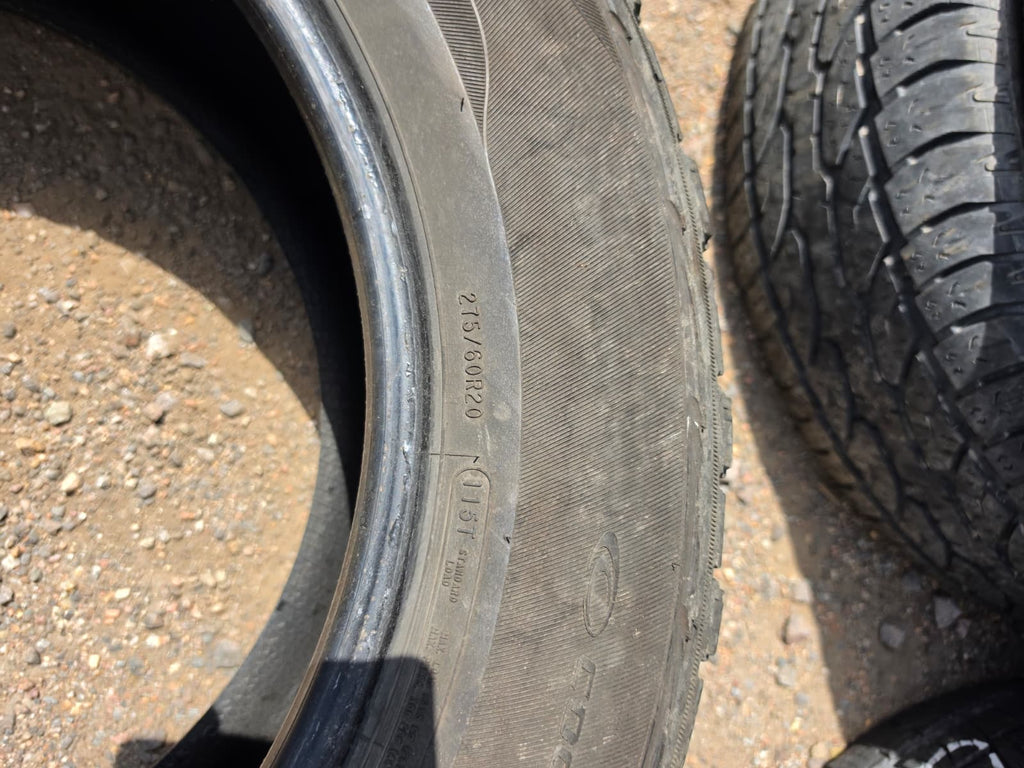 275/60R20 Set (4 Used Tires) Cooper Discoverer