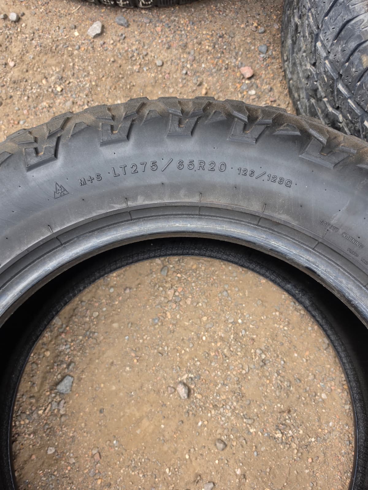 LT275/65R20 Set (4 Used Tires) Goodyear Wrangler