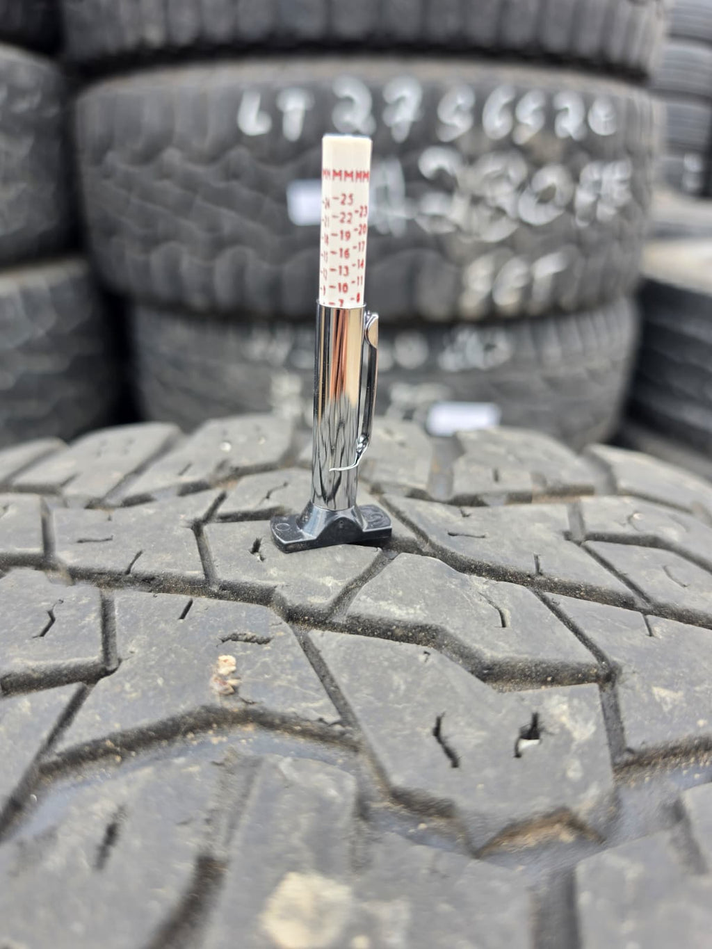 LT275/65R20 Set (4 Used Tires) Goodyear Wrangler