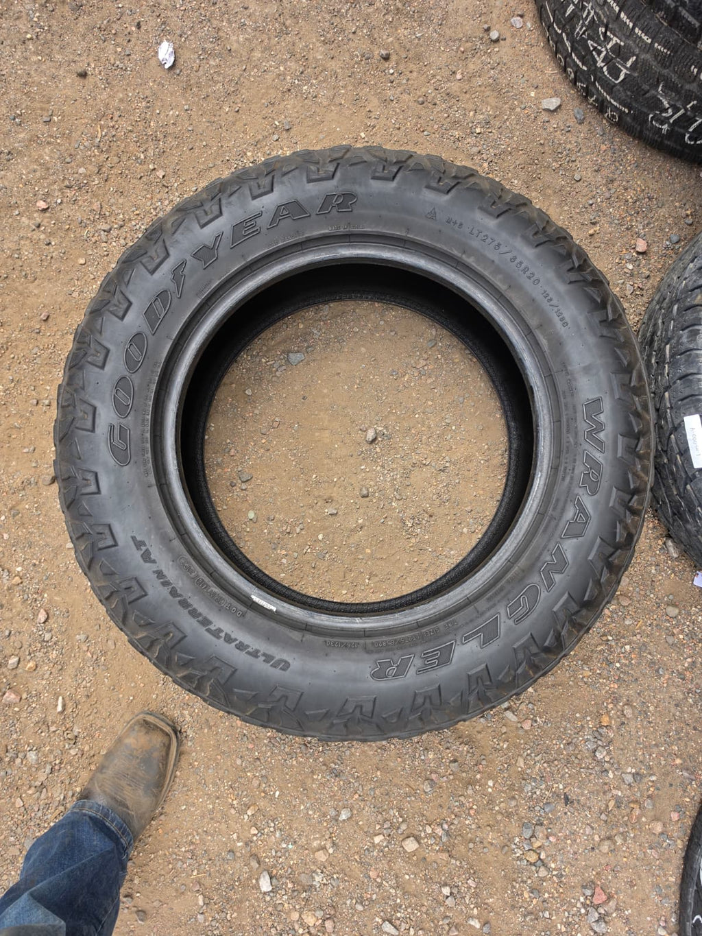 LT275/65R20 Set (4 Used Tires) Goodyear Wrangler