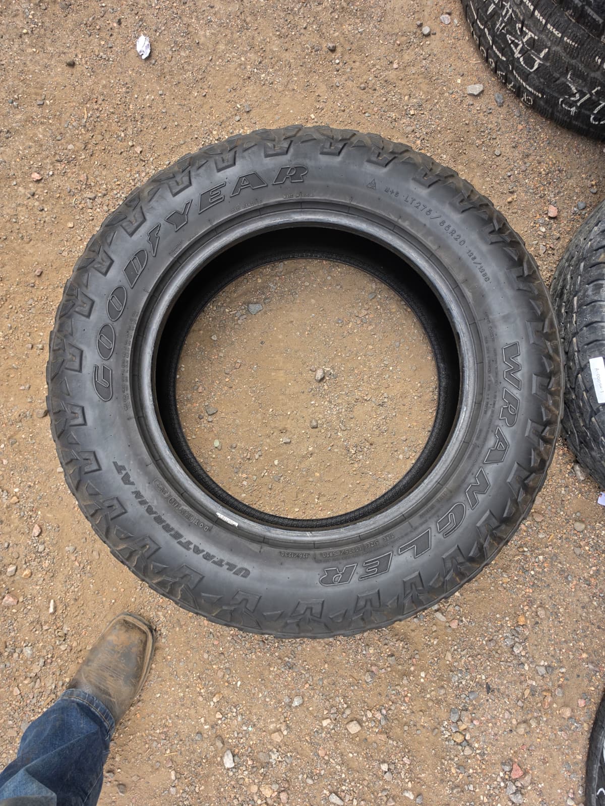 LT275/65R20 Set (4 Used Tires) Goodyear Wrangler