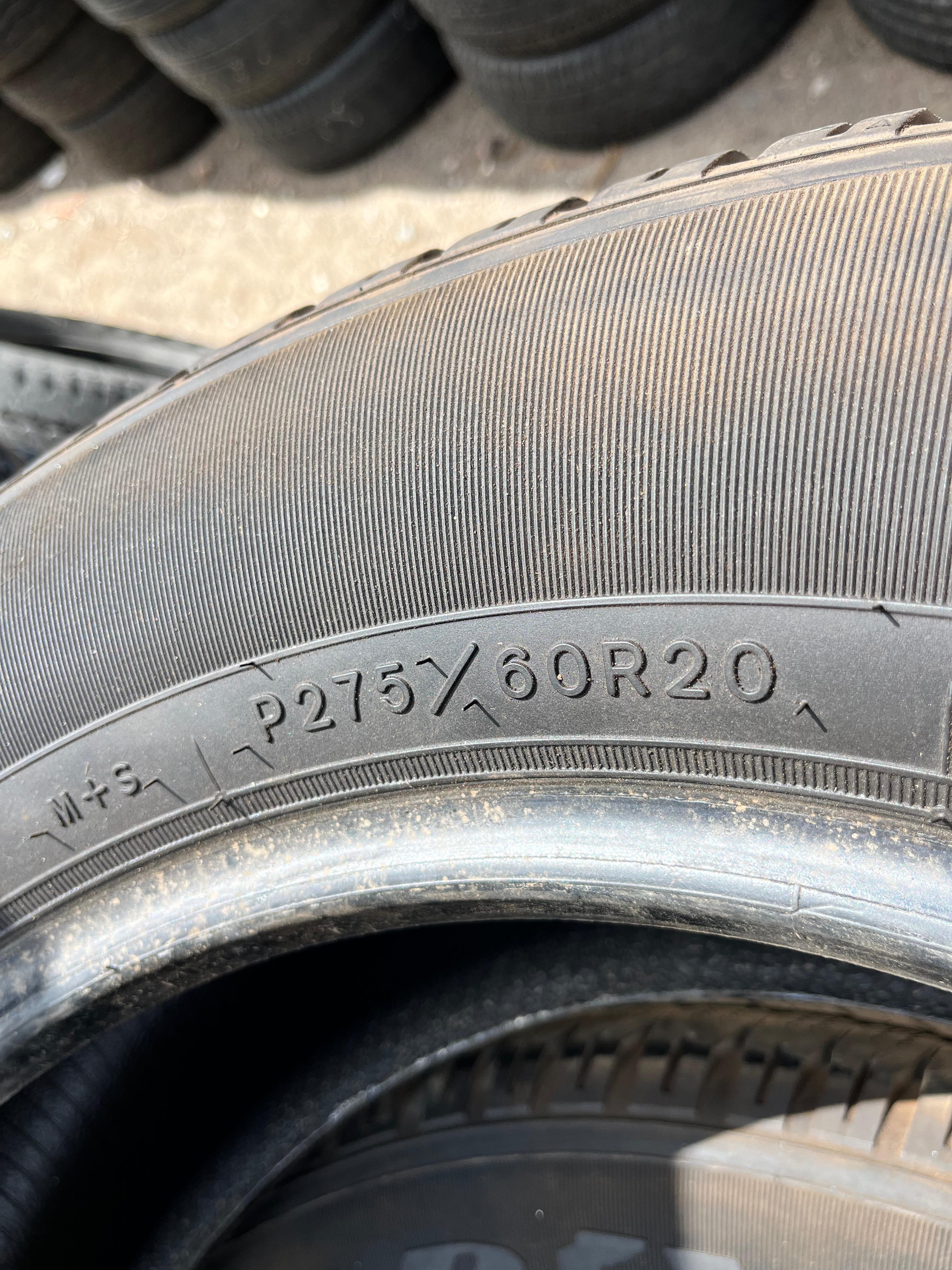 275/60R20 Set (4 Used Tires) Goodyear Wrangler