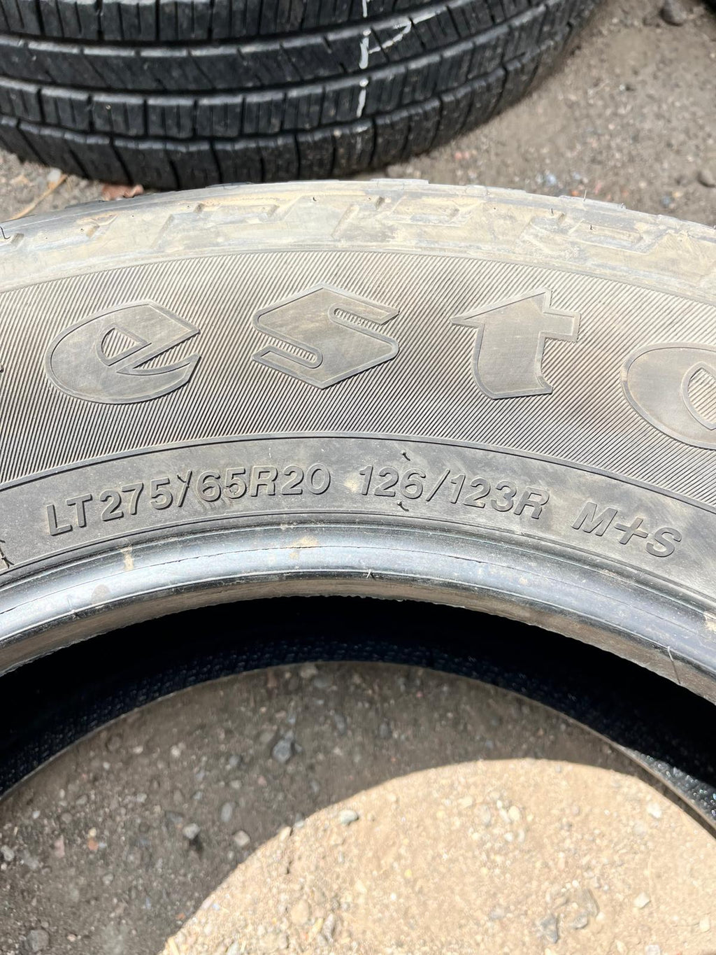 LT275/65R20 Set (4 Used Tires) Firestone Transforce