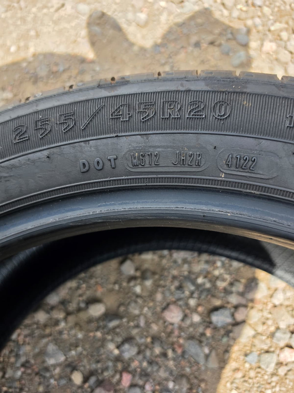 255/45R20 Set (4 Used Tires) Goodyear Eagle RS-A