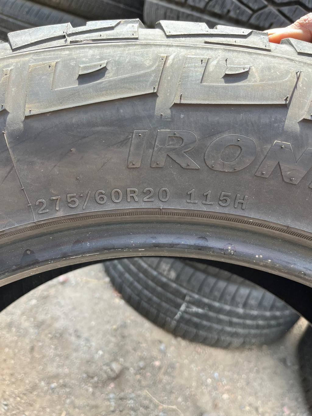 275/60R20 Pair (2 Used Tires)  Ironman All Country