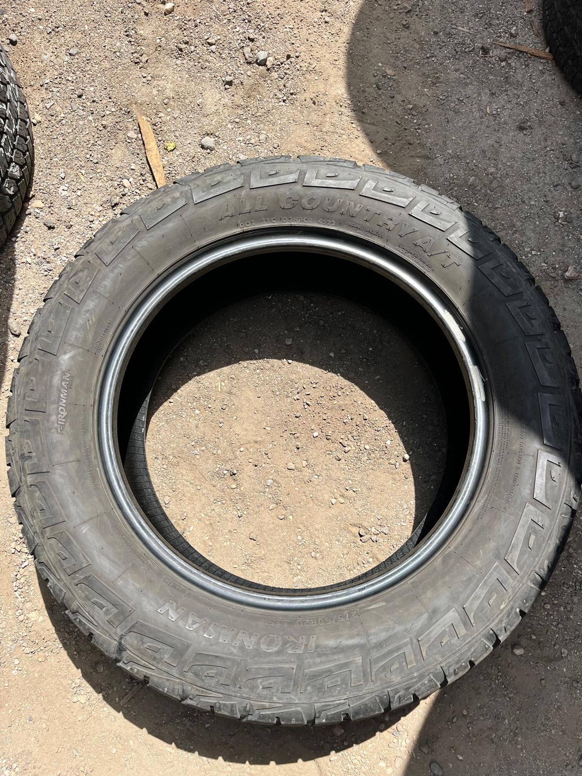 275/60R20 Pair (2 Used Tires)  Ironman All Country