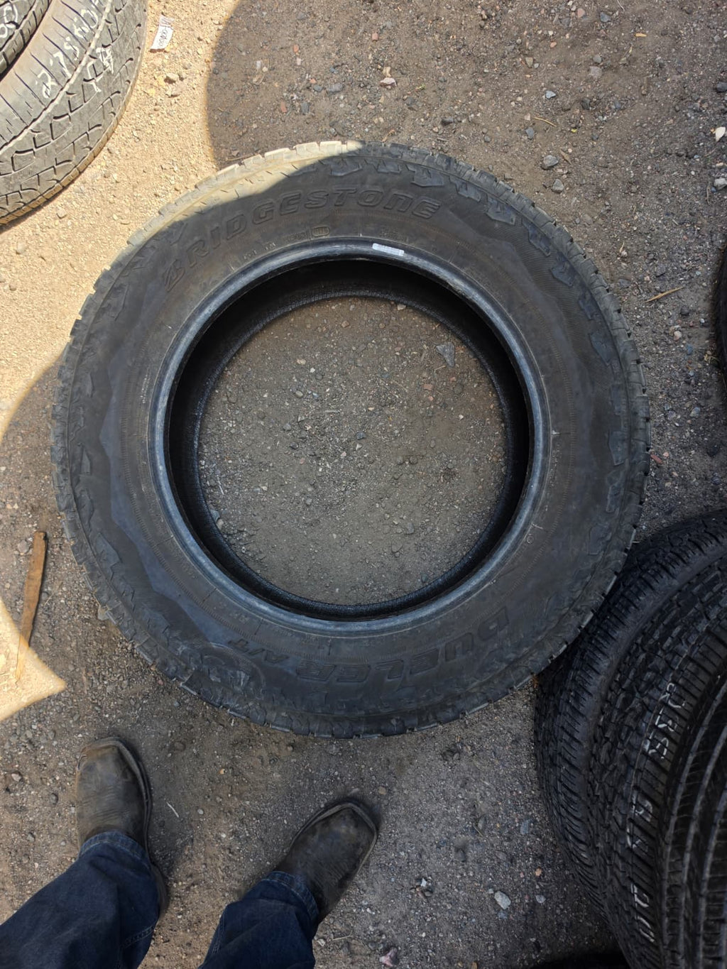 275/60R20 Set (4 Used Tires) Bridgestone Dueler A/T