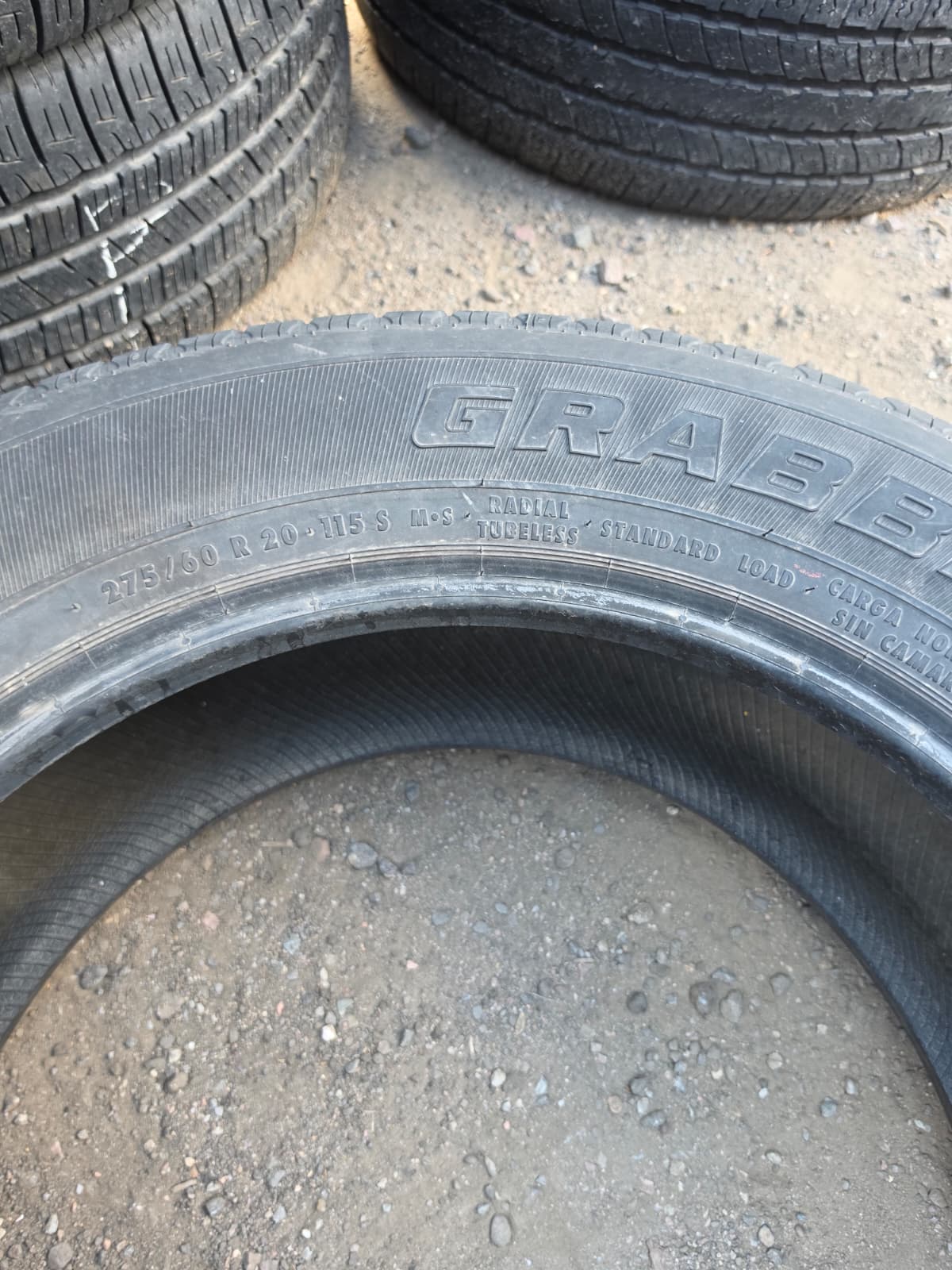 275/60R20 Set (4 Used Tires) General Grabber HTS60