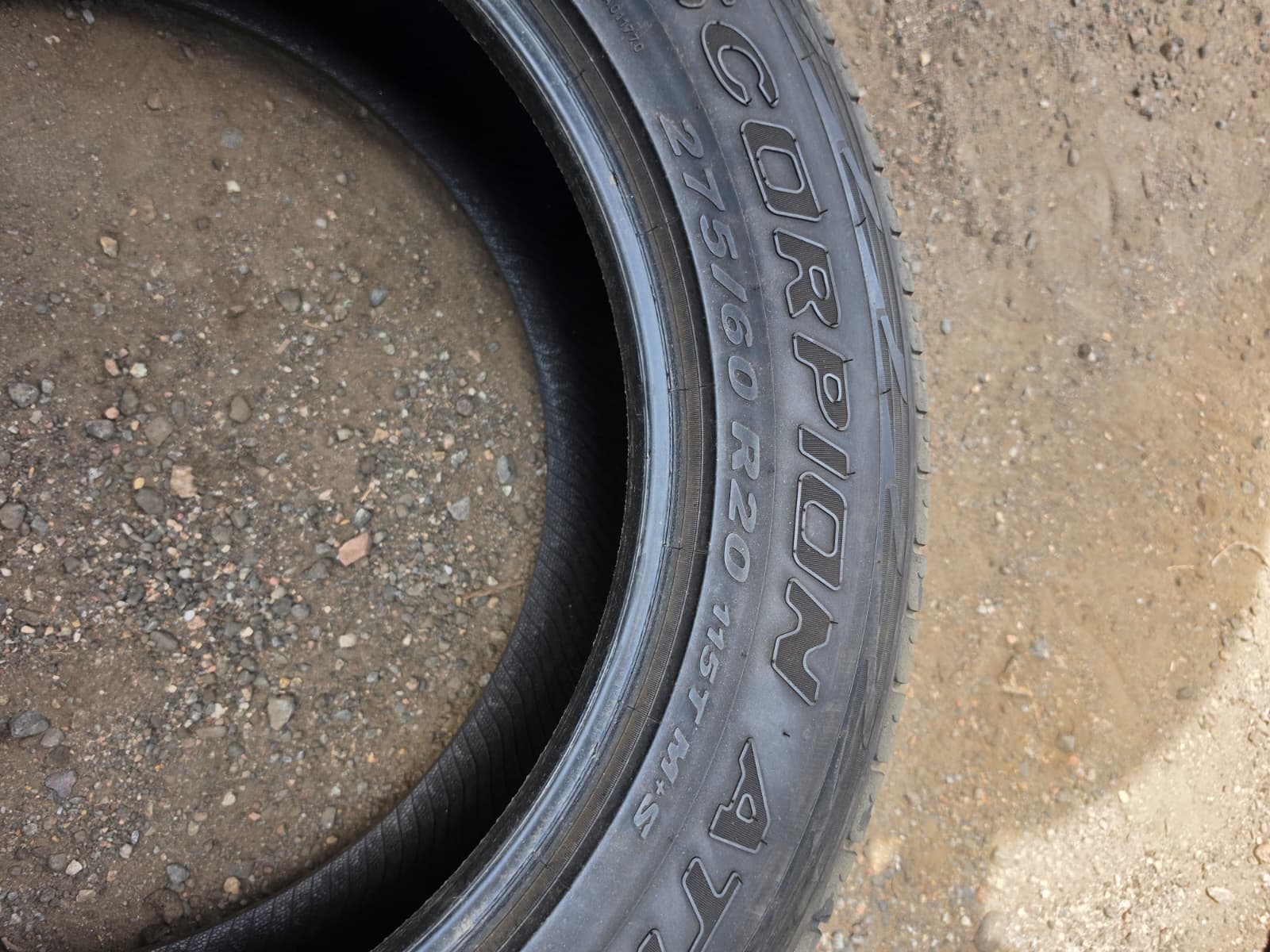 275/60R20 Set (4 Used Tires) Pirelli Scorpion ATR
