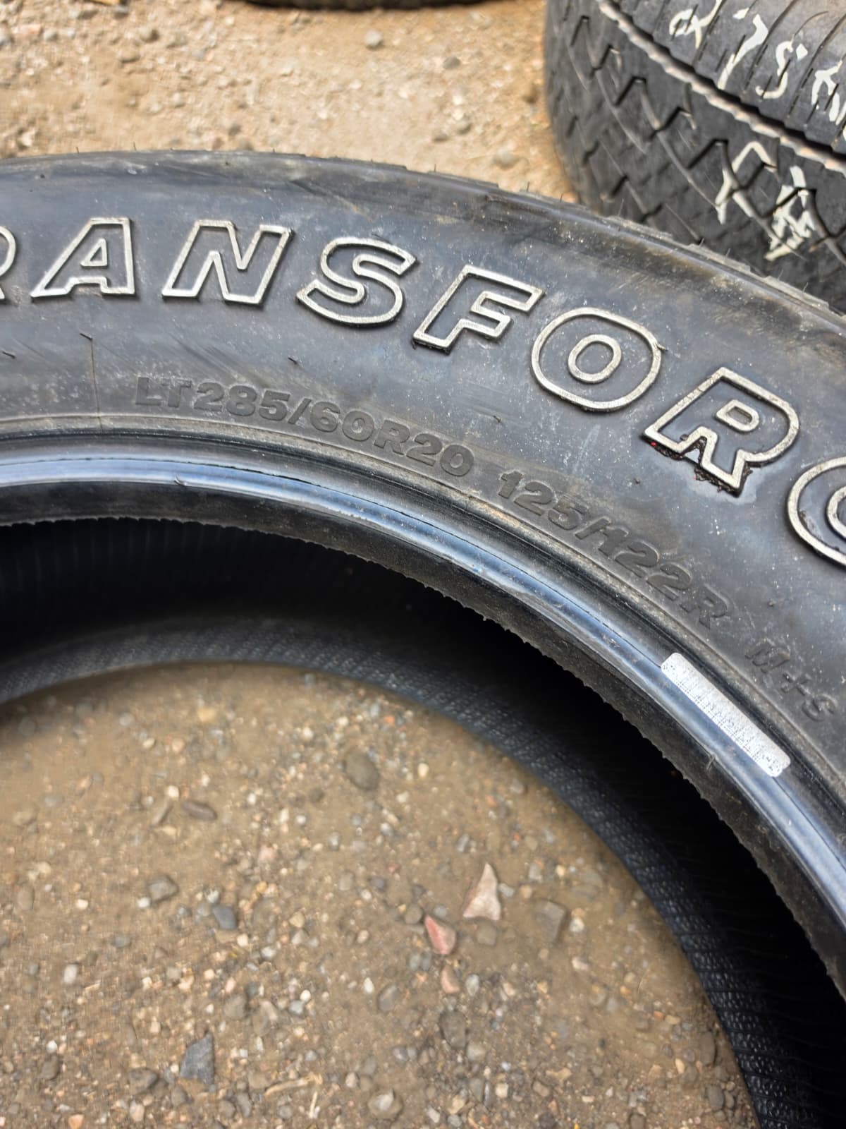 LT285/60R20 Pair (2 Used Tires) FireStone Transforce AT