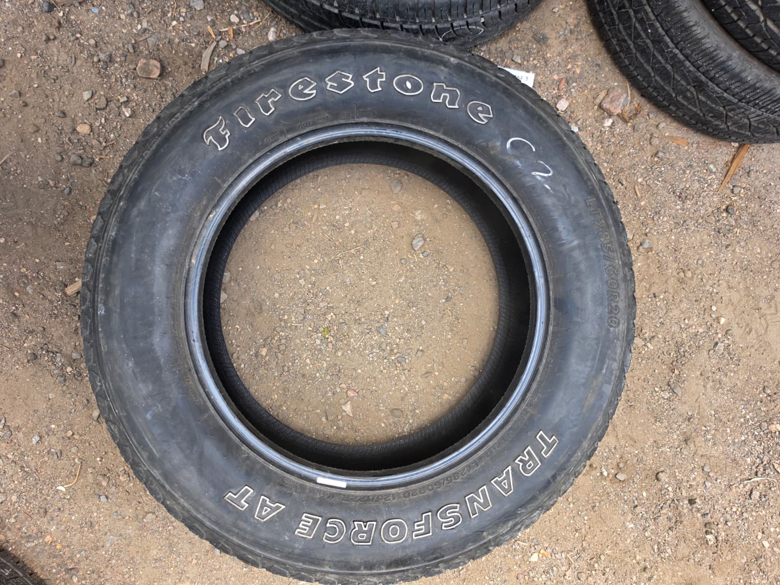 LT285/60R20 Pair (2 Used Tires) FireStone Transforce AT