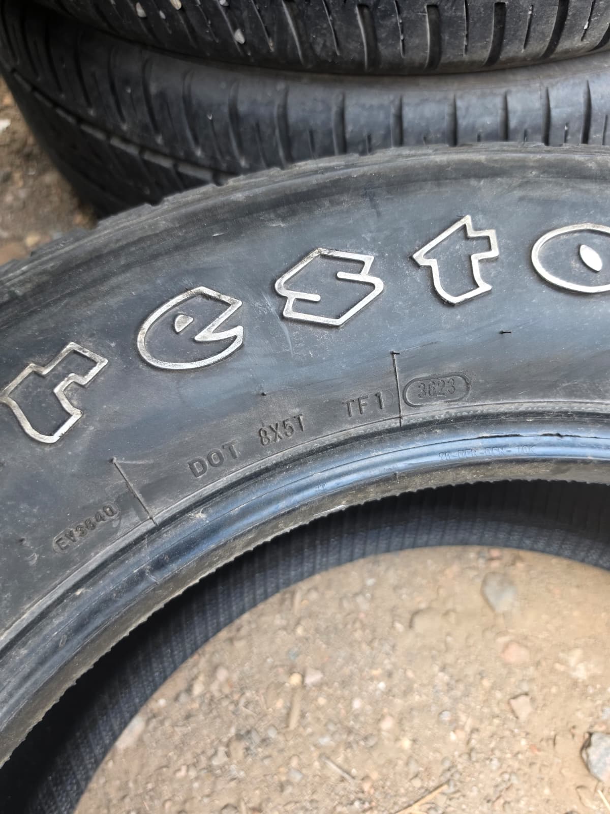 LT285/60R20 Pair (2 Used Tires) FireStone Transforce AT